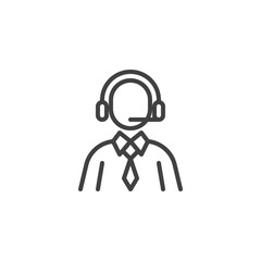 Financial Advisor line icon