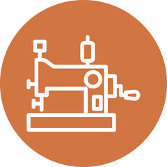 Vector Design Sewing Machine Icon Style