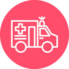 Vector Design Ambulance Icon Style