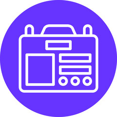 Vector Design Back Camera Icon Style