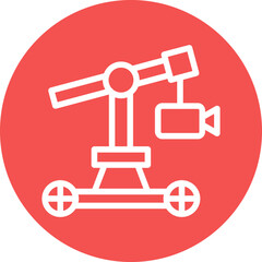 Vector Design Camera Crane Icon Style