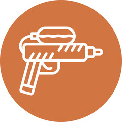 Vector Design Water Gun Icon Style