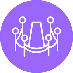 Vector Design Red Carpet Icon Style