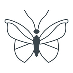 Butterfly symbolizing art design stock illustration