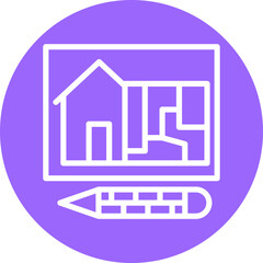 Vector Design Technical Drawing Icon Style