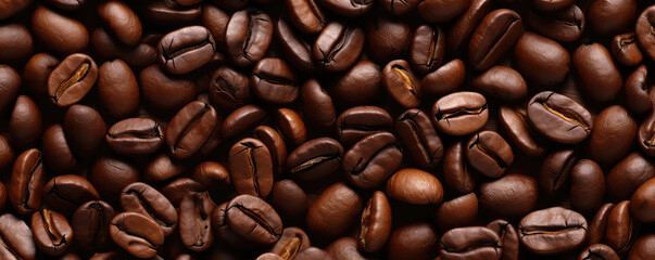 Obraz premium Detailed Texture Of Coffee Beans