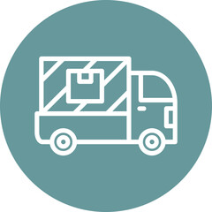 Vector Design Delivery Truck Icon Style