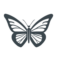 Butterfly symbolizing art design stock illustration