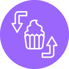 Vector Design Food Substitution Icon Style