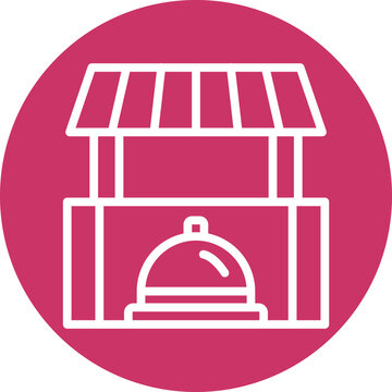 Vector Design Food Cart Icon Style