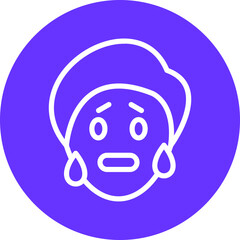 Vector Design Hot Face Icon Style