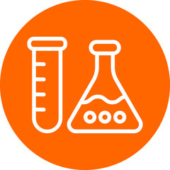 Vector Design Chemical Laboratory Icon Style