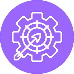 Vector Design Goals Management Icon Style