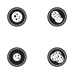 cookie icon vector