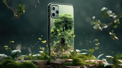 A Stunningly Realistic Phone Case with a Tree Inside
