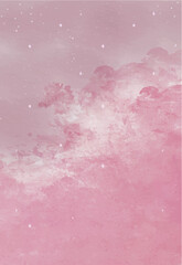 cheery vibe skies pinkbackground wallpaper decoration