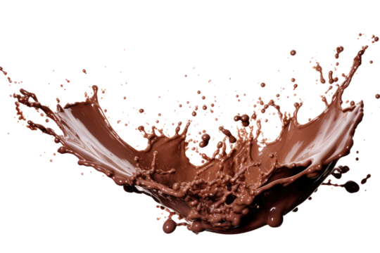 Tempting dessert photography, featuring a decadent chocolate splash. An artful portrayal of mouthwatering sweetness.