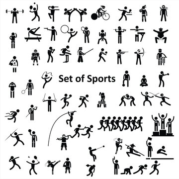 Set of sports icon