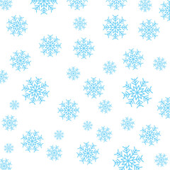 Seamless Snowflake Pattern