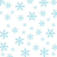 Seamless Snowflake Pattern