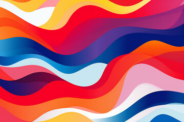 Fototapeta premium Colorful and fantastic stylish background, Generative AI