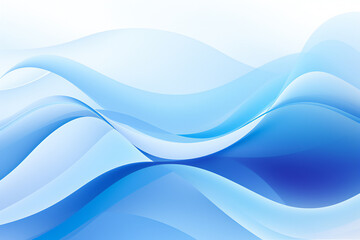 Fototapeta premium blue fantastic background, Generative AI 