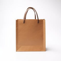 Empty Brown Shopping Bag