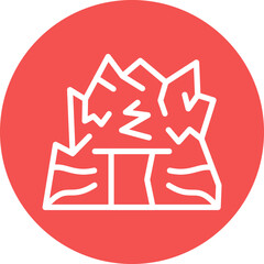 Desert Cave Icon Style