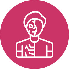 Cyborg Icon Style