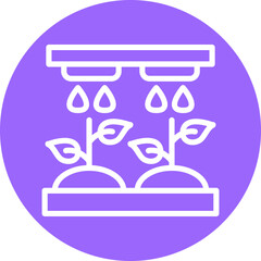 Hydroponic Technology Icon Style