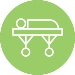 Dead Body Icon Style