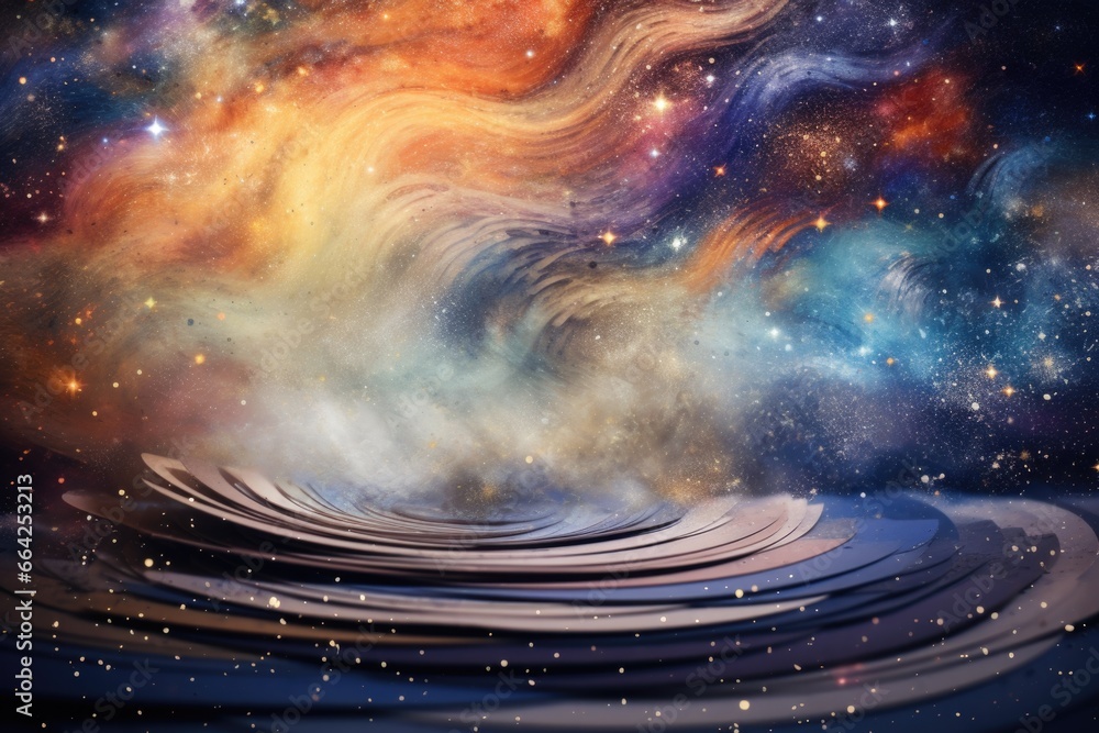 Wall mural universe concept background