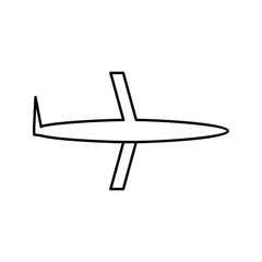 Plane icon. Airplane icon vector. Flight transport symbol.