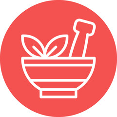 Herbal Treatment Icon Style
