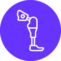 Smart Prosthesis Icon Style