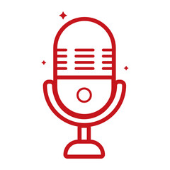 Microphone Outline Icon