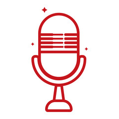 Microphone Outline Icon
