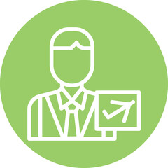 Airport Representative Icon Style