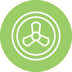 Radiation Icon Style