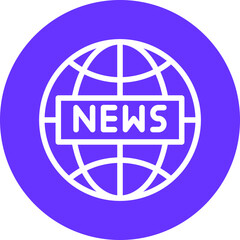 Live News Icon Style