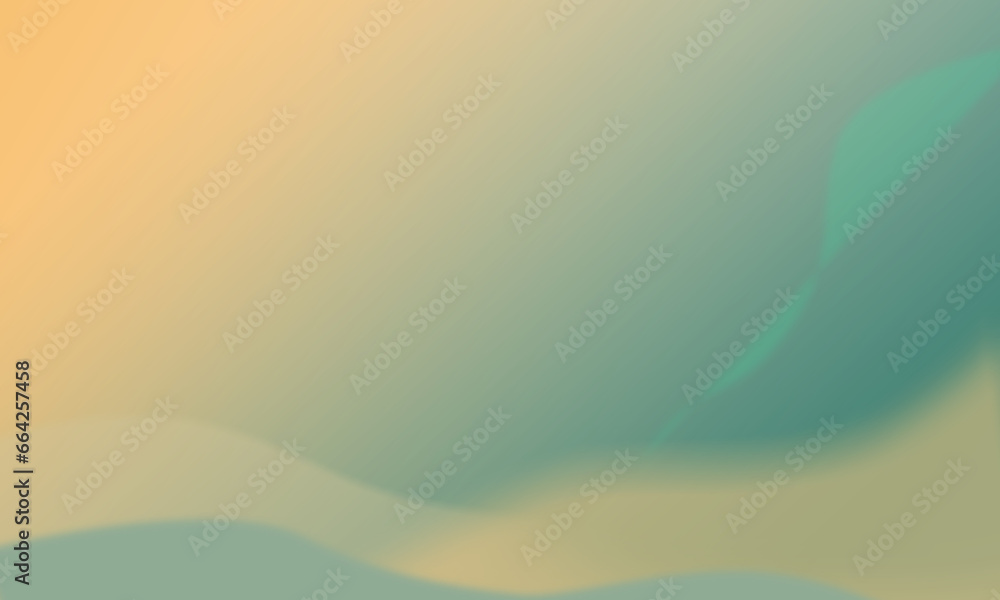 Poster green abstract backdrop with light spot. gradient mesh background