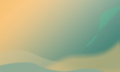 Fototapeta premium Green abstract backdrop with light spot. Gradient mesh background