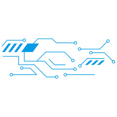 Futuristic Technology Border