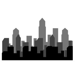 Vector Silhoutte City