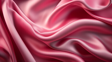 Obraz premium red satin background HD 8K wallpaper Stock Photographic Image