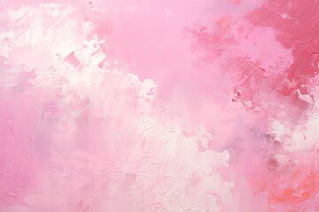 Fototapeta premium Abstract Painting in Shades of Pink with Dynamic Composition