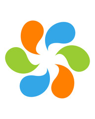 abstract colorful logo 