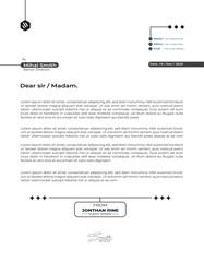(Best) modern business and corporate letterhead template