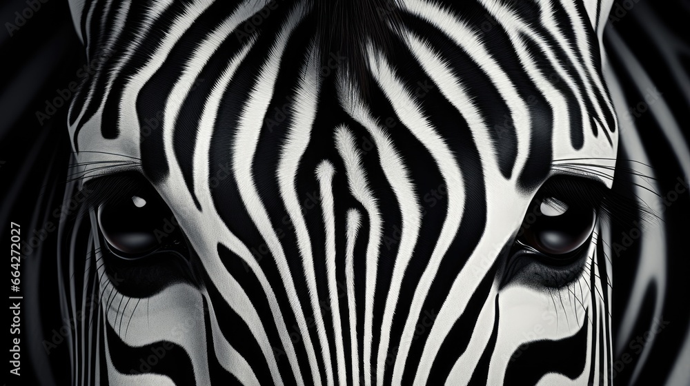 Poster colorful textiles can use a zebra like design