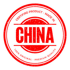 China Country Rubber Stamp.